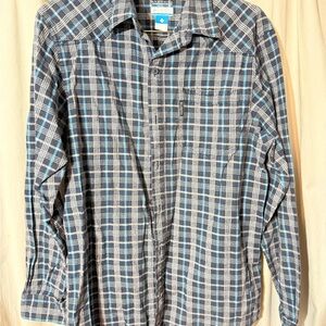Columbia Omni-Wick Plaid Shirt Long Sleeve - Large